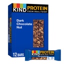 KIND Protein Bars, Dark Chocolate Nut, Gluten Free, Healthy Snacks, 12g Protein, 12 Count