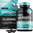 Thinbi Pure Himalayan Shilajit Organic Capsules med Fulvic Acid & Trace Minerals - 90 greve