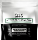 Orlo PRENATAL DHA - Προγεννητική DHA Omega 3 συμπλήρωμα - τριπλή δύναμη Omega3s - Vegan DHA & EPA - Algae Omega-3 Oil - Υποστηρίζει την ανάπτυξη του εγκεφάλου κατά τη διάρκεια της εγκυμοσύνης & Γαλουχία (60 Mini Softgels)