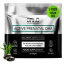Orlo Prenatal DHA Supplement 1000mg - Mercury & Heavy Metals Free Algae Oil - Icelandic Nordic Omega-3, Mom & Baby Brain Development, No Fishy Aftertaste, 60 Vegan Easy-to-Swallow Mini Softgels