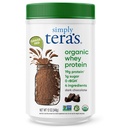 Simply tera's Organic Whey Protein Powder - Grass Fed Whey Protein Powder Without Artificial Sweeteners, Clean, Non-GMO, Gluten-Free - Dark Chocolate, 12 Oz