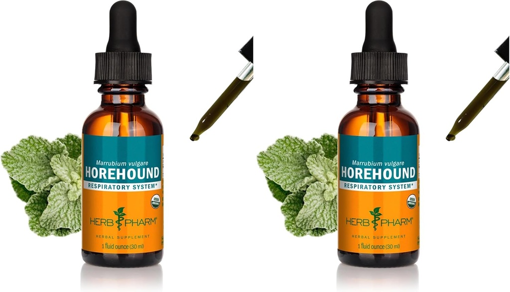 Herb Pharm Horehound Vedelikekstrakt hingamissüsteemi toetamiseks - 1 Ounce (pakk 2)
