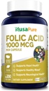 Nouza Pure Folter ICE 1000mcg 200 Veggie Caps (Non-Gmo, Givinian, Gluten Free)