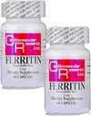 Cardiovascular Araşdırma Ferritin (bio available Iron), 60 Count (Paket 2)