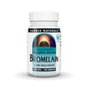 Source Naturals Bromelain, 500 mg - 60 Vegan Tablets | Pineapple Enzyme | 2,000 GDU/GRAM | Immune Support | Digestive Support*