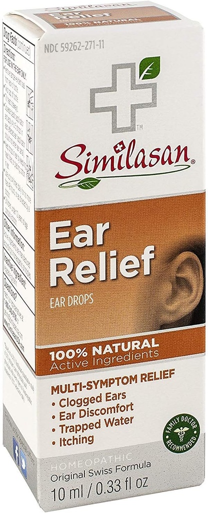 Similasan Earache cứu trợ giảm 10 mL (3 gói)