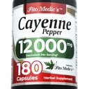 FITO MEDIC'S Lab | Cayenne Pepper Capsules | Cayenne Pepper Pills | 60 Serving | 180 Capsules