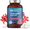 OCEAN ESSENCE Total Bone Support - Bitki-based Algae Kalsium Təhlükəsizlik və Güc - Kişi və Qadınlar üçün 35 + - 120 Natural Kalsium Kapsüllər - Optimal Health üçün Vitaminlər