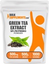 BulkSupplements.comgreen tee ekstrakti pulber - 50% Polyphenols Supplement, EGCG Supplements - Gluteenivaba, 500mg per Serving, 500g (1,1 naela) (pakk 1)