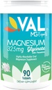 VAL Magnesium Glycinate 325mg dengan B6 & Potasium 124; Abotpsi Tinggi 124; Stress Relief & Relaksasi Muscle 126; Non-GMO, Gluten- Free 124; 90 tablet