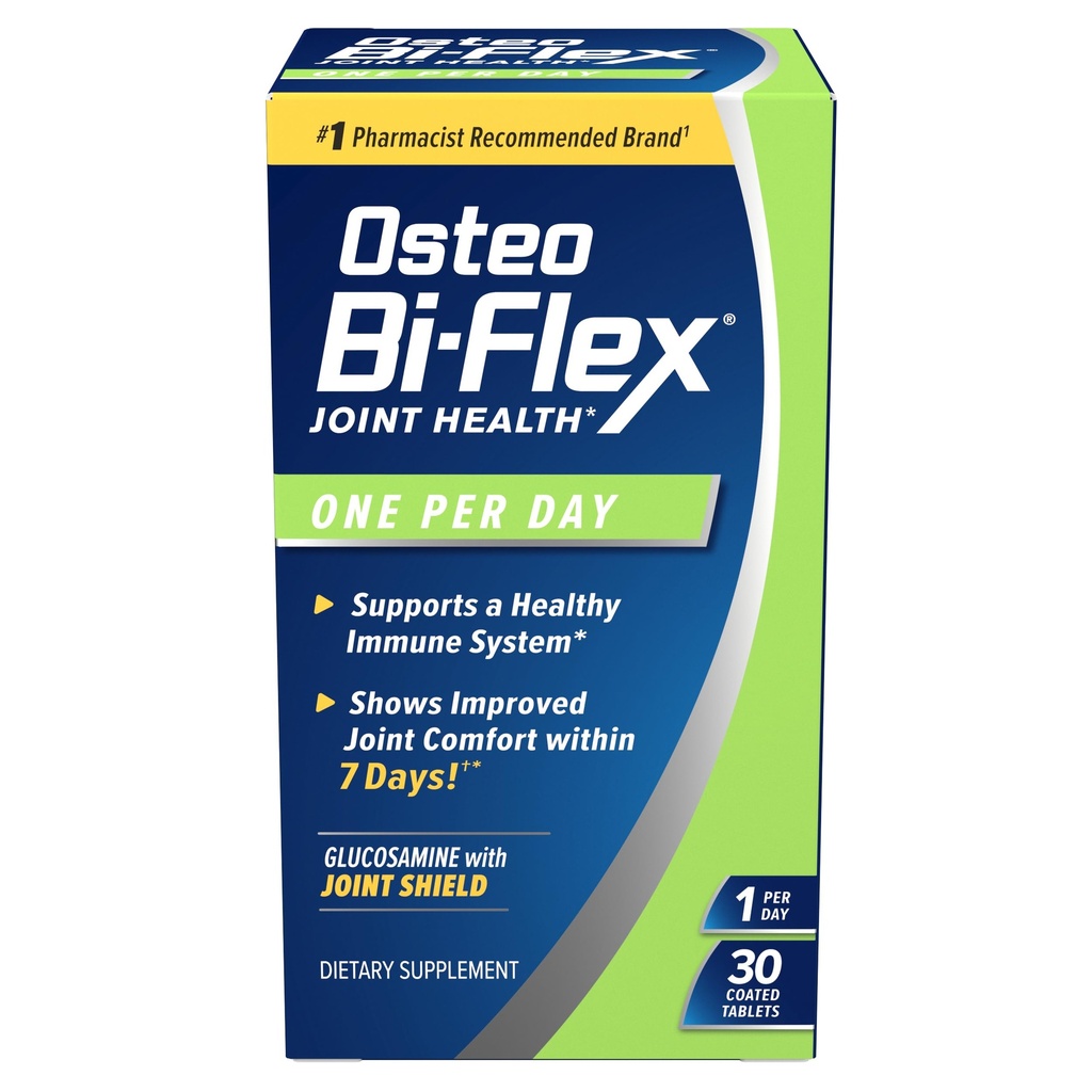 Osteo Bi-Flex One Per Day Vitamin D Supplement, Improve Joint Function, Support Bone and Immune Health, 30 Coated Tablets