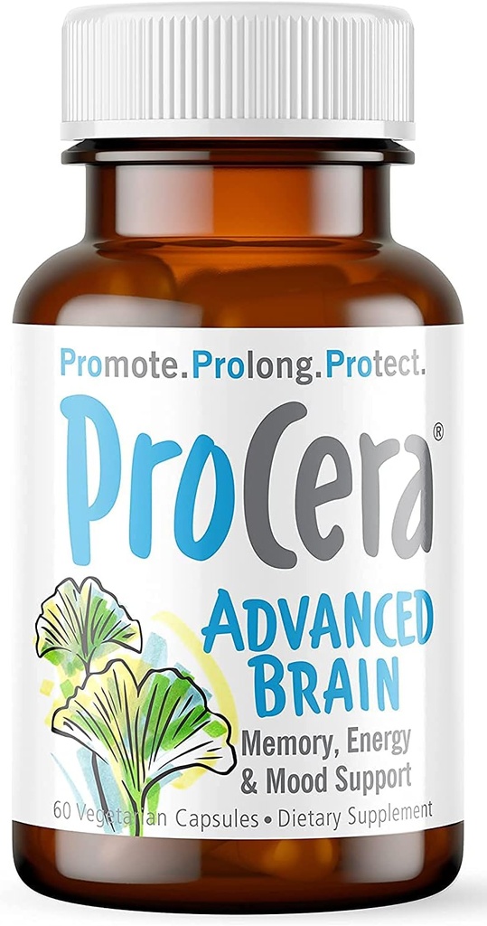 Procera Advanced Brain - Hitra igra - Sestavine Podprte s 100+ Študije - Izboljšati spomin, Odpokliči - Koncentracija - Počisti Megla - Duševna jasnost - Počasne Kognitivne odklon - 60 Count