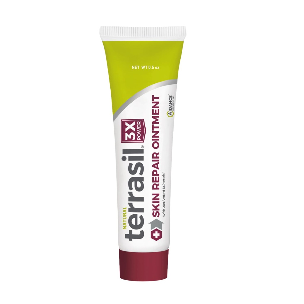 terrasil Skin Repair Ointment, Angular Cheilitis, Folliculitis, Boils, .5oz | Treatment for Impetigo, Lichen Sclerosus & Pitted Keratolysis. Supports Healing & Skin Protection. Dermatologist Tested