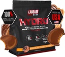 LABRADA Hydr 100%纯水解 Whei蛋白孤立粉,无乳糖,Glutamine, 快速文摘 Whey 可用,即时混合, 美味的味道 45 services 4lb (Peanut Butter)