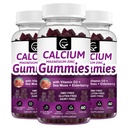 Calcium Magnesium Zinc Gummies with High Absorption Magnesium Glycinate 300mg, Potassium - Plant Complex Calcium Magnesium 2:1 Ratio, with D3 Sea Moss for Bone, Immune & Sleep Support, Vegan-2 Pack