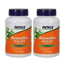 NOW Foods Boswellia Extract 500 mg Softgels, 90 Count x 2