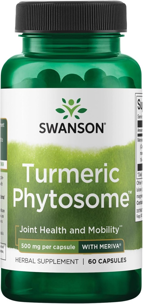 Swanson Turmeric Fitozom cu Meriva 500 Milligrame 60 Capsule
