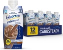Glucerna Protein Smart Diabetes Care Shake, Chocolate, Diabetic Meal zamenjava za podporo upravljanja sladkorja v krvi, 30g beljakovine, 150 kalorij, Pripravljen za pitje, 11-fl-oz steklenica, 12 pakiranje