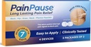 Long Lasting Pain Relief - 뒤, 엉덩이, 무릎, 목, 재배자 Fasciitis 및 기타 - 최대 7 일 동안 기복, 임상 시험, 2 개의 파우치 4 장치
