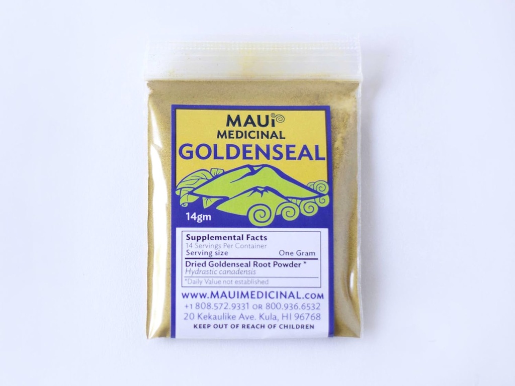 Goldenseal Root Powder **USA Grown &amp; Packaged** 14 gm = 1/2 onnce