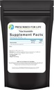 Precribed for Life Nicinamid Powder (B-C), Daktacrata Granular USP (B3 Puwder, Natural Nicotinamide suplementari, Guten Free GMO, Vegan, Nicinaid Paura (4oz / 113g)