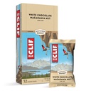 Clif Bars - Energy Bars - White Chocolate Macadamia Nut Flavor - Made with Organic Oats - Plant Based Food - Vegetarian - Kosher (2.4 Ounce Protein Bars, 12 Count) Packaging May Vary