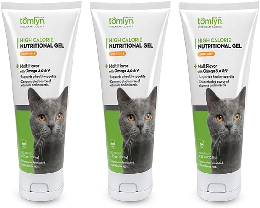 Nutri-cal for Cats High Calorie Dietary Supplement, 4.25-ounce Tube (Pack of 3)