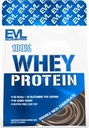 Evluition Nutrition 100% Whey Protein, 25g de Whey Protein, 6g de BCAAs, 4g de Glutamina, Gluten Free (1 LB, Chocolate duplo rico)