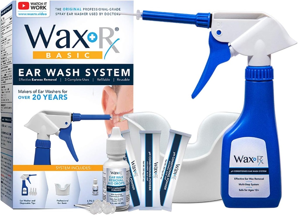 ดร. ง่าย Wox-Rx P. โครงสร้างระบบหูฟัง Wash System, 15.2 Ounce