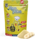 Dissenys nutricionals Nanta Flakes 100% Natural Banana Power, Implementació Digesti - Font de Potasi i Fiber - Yestitute per ous, butter, o petroli a Bruze (B Bago)