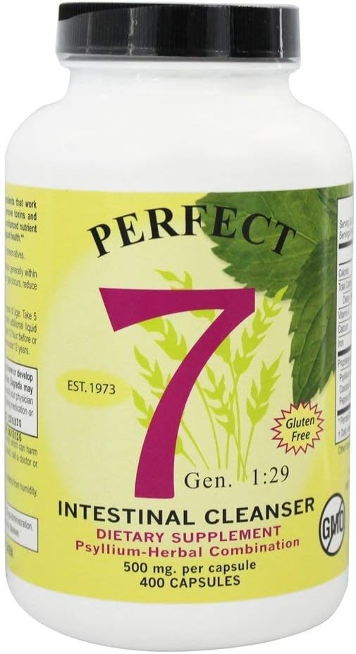 PERFECT 7 PSYLLIUM- HERBAL COMBO CAP, 400 CAP