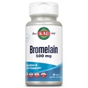 KAL Bromelain 500 mg, Digestion and Joint Support Supplement, Digestive Enzymes, Pineapple Extract, Rapid Disintegration, Vegan, Made Without Dairy or Soy, Lab Verified, 60 Servings, 60 Tablets | Digestive Enzymes, Pineapple Extract, Rapid Disintegration, Vegan, Lab Verified