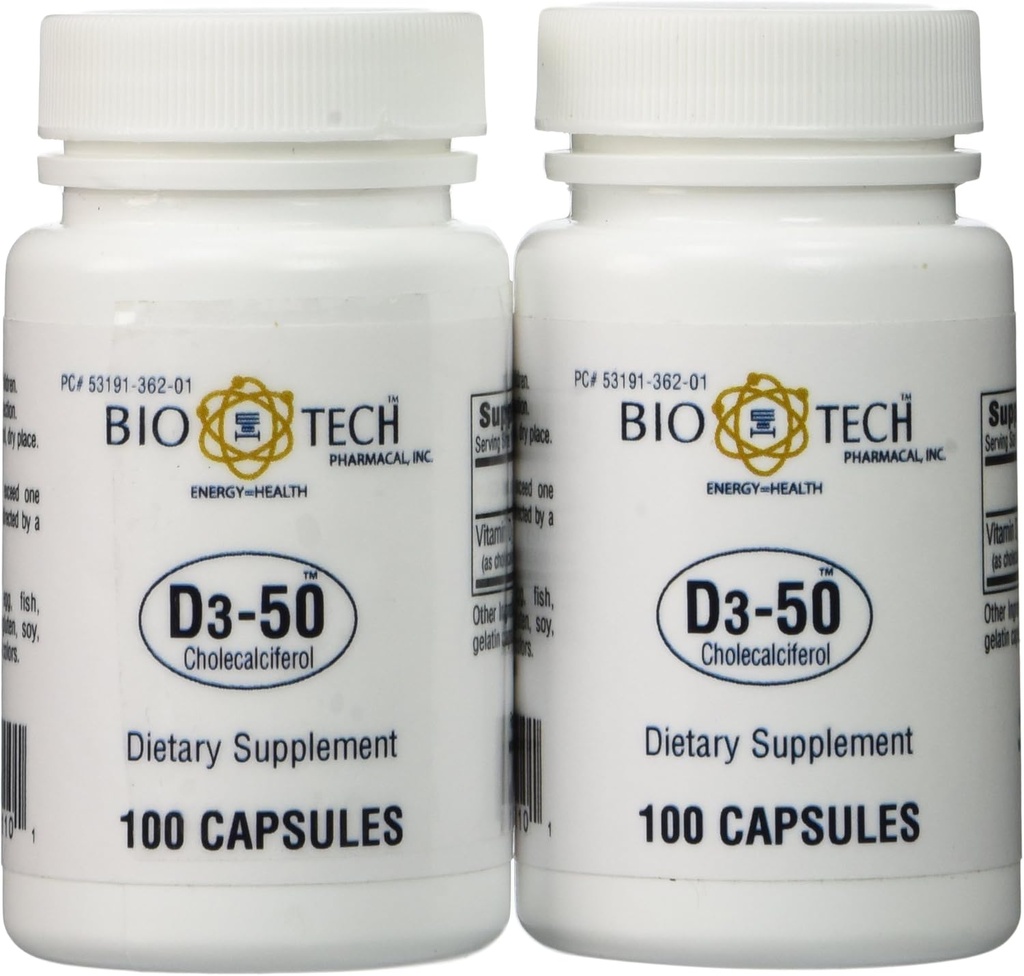 Bio- Tech - D3- 50 50 000 NE, 100 gróf (2 darabos csomag)
