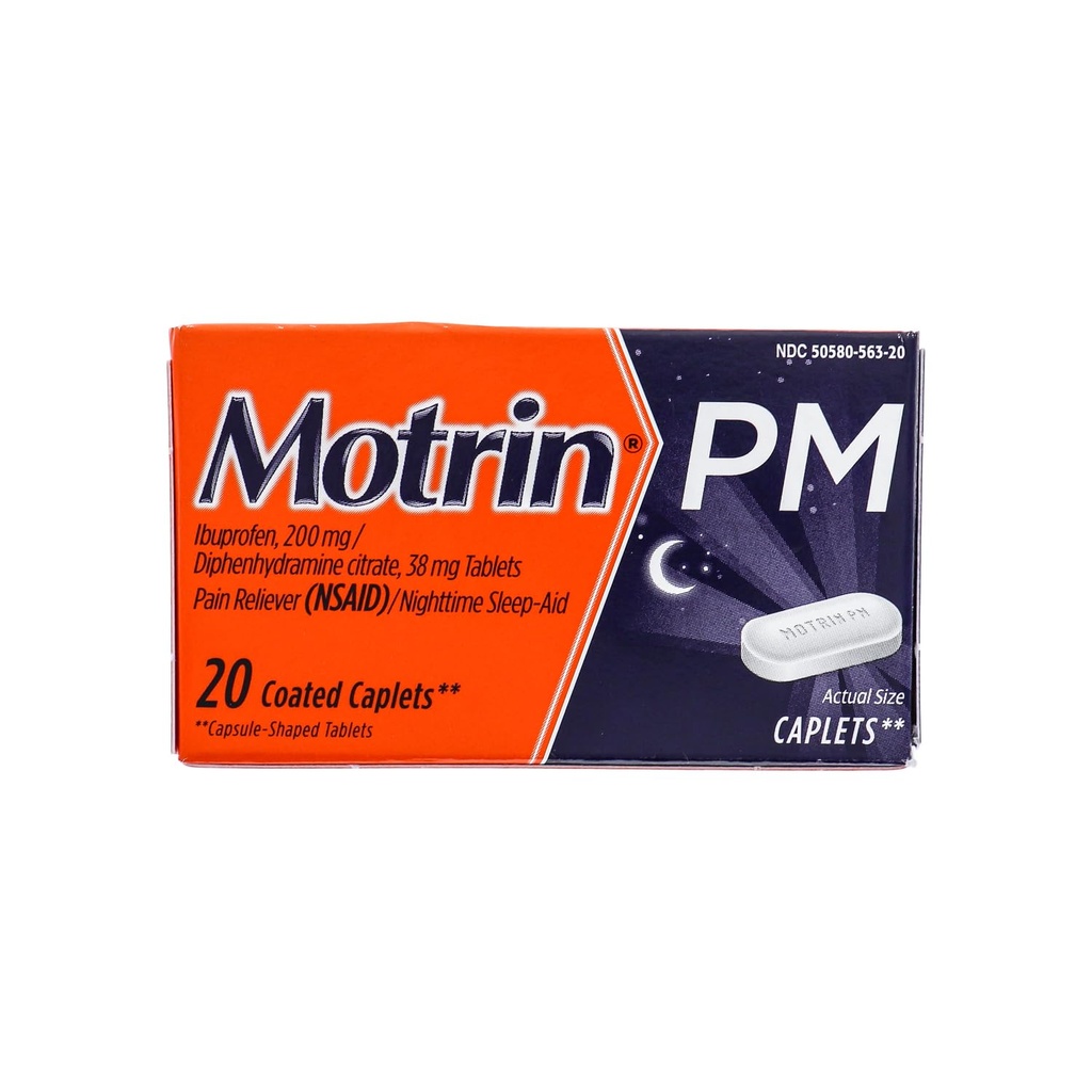 Motrin Ib Pm Caps Pack 2 Size 20ct