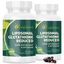 Liposomal Glutathione 2000 MG, 10x Better Absorption, Glutathione Supplement with Hyaluronic Acid + Collagen Peptide + Resveratrol, Powerful Antioxidant, 120 Count
