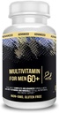 Acutif Multivitamin for Men Auth 60+ with 30 Octoberic Proomic Herbs, Not-GMO, made in USA, 120 เคานต์