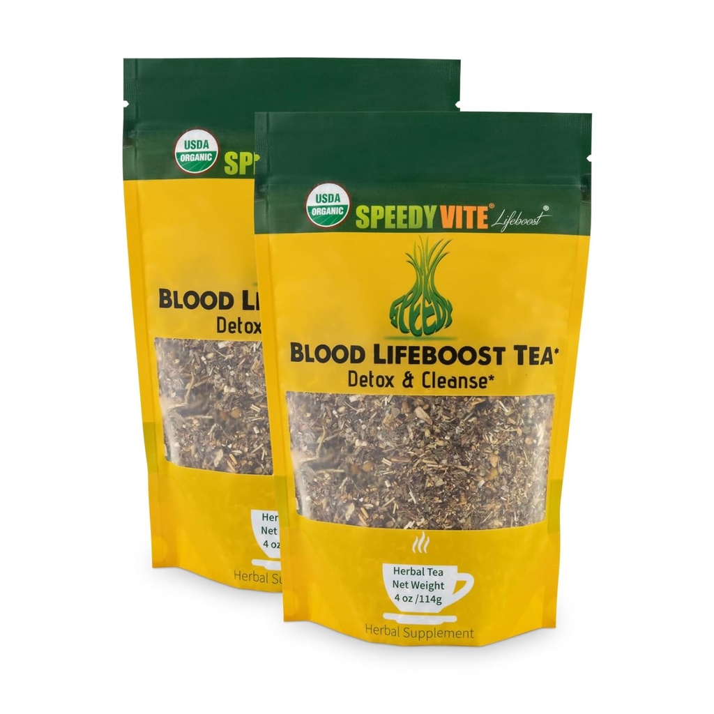 Pembersih Darah LifeBoost Tea Organic Cleanses & Support Natural Removal of Excessle Limocals from The Blood Stream Echinacea Chamomile.. Suplemen Herbal