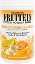 NaturesPlus FRUITEIN Banana Creme Shake - 2.8 lbs - 10 gramów białka bazującego na plantacji na obsługę - Wsparcie energii i układu immunologicznego - wegetarianin, Gluten Free & Non-GMO - 37 Służenia
