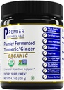 Premier Research Labs Premier Fermented Turmeric / Ginger Root - Probiotic Fermented Turmeric & Ginger Powder Supplement, Active Curcuminoids, Herbal Supplement - 4.7 Oz