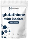 Glutathione Supplement, Pure Glutathione Reduced Powder with Inositol, 5 Ounce (9 Months Supply), 2 in 1 Formula, Powerful Ingredients for Antioxidants, Supports Liver Function, Vegan