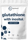 Glutione suplementari, Pur Glotione Reverd Powder amb Inosol, 5unce (9 mesos de subministrament), 2 de la fórmula, Ingredients importants per antioxids, implementació de la funció Livinga, Vegan