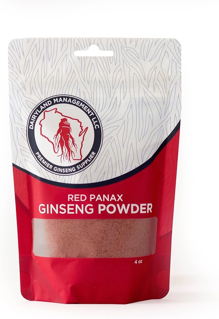 Natural Ginsenosides (8 oz) ilə Red Panax Ginseng Toz - Sağlamlıq üçün Koreya Panax Ginseng Kök Toz ( Paket)
