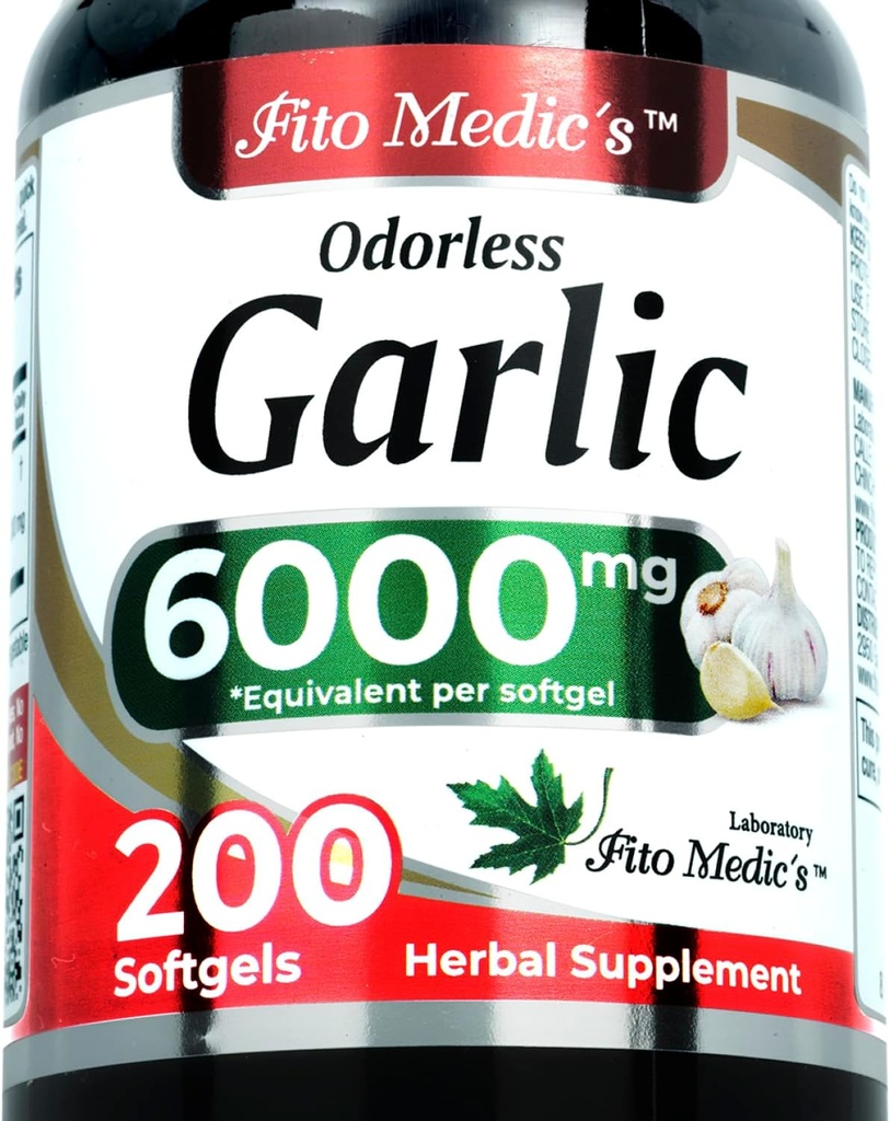 FITO MEDIC'S Lab de l'Antic Garlics Manveen Garlic Pils  Odorles Garlic i 200 Softlis