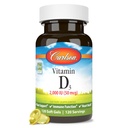 Carlson Vitamin D3 a 2,000 IU a Supports Healthy Bones and Immune Function (120 Soft Gels)