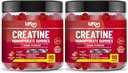 Creatine Monohydrate Gummy 5000mg for Men & Women - 180 Chewable Creatine ADVANCE COMPLEX Taurine & B12 Gummies Strawberry Flavoured | Pre Workout Gym Supplement| Halal | Vegan | (2 Months Supply)