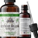 Ginkgo Boloba Tincture Organic Ginkgo Boloba Extract (Ginkgo Boloba) Сушена листна билкова добавка 2 унция