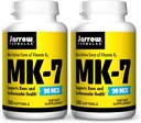 Jarrow Fórmulas MK-7 90 mcg - 120 Softgels, Pacote de 2 - Superior Vitamina K Produto para a construção de ossos fortes - Apoia coração e saúde cardiovascular - 240 Total de serviços