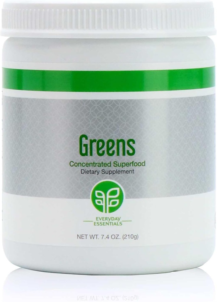 Pure Greens 210g - Greens Powder with Superfoods, Antioxidants, and Phytonutrients with Four Proprietary Blends. Easily Mix with Water or Juice. Vegan-Friendly, Naturally Sweetened with Stevia.