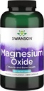 Swanson Magnesium Bone & Muscle Health Support 200 Milligrams (2 Caps per 400 mg Serving Magnesium Oxide) 500 Capsules