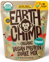 EarthChimp Organic Vegan Proteina pulbere - cu Probiotice - non OMG-uri, lactate gratuit, non Whey, Pe bază de plante de proteine pulbere pentru femei și bărbați, Gluten gratuit - 26 Serviri 32 Oz (Vanilla) nr Scoop